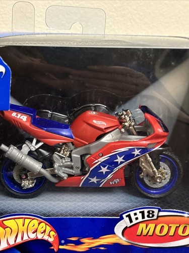 Hot Wheels Moto 1:18 Scale Motorcycle #47362 Racing Bike 2002 Mattel READ - Picture 2 of 10