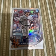 2025 Bowman LUISANGEL ACUNA Red Rookie SP RC Mets #83