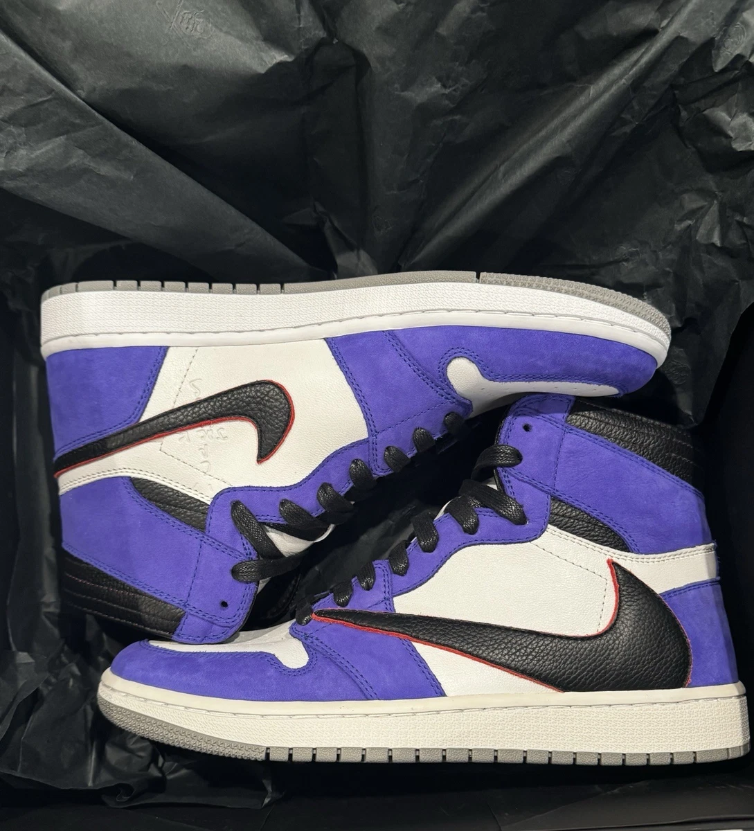 The Shoe Surgeon x Air Jordan 1 High Travis Scott Earth Tone Scrap