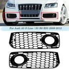 Front Bumper Fog Light Cover For Audi A5 S-Line 2008-2012 Fog Lamp Frame Shell