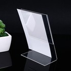 9Pcs Acrylic Sign Holders Shaped Display Stand Transparent Price Holder