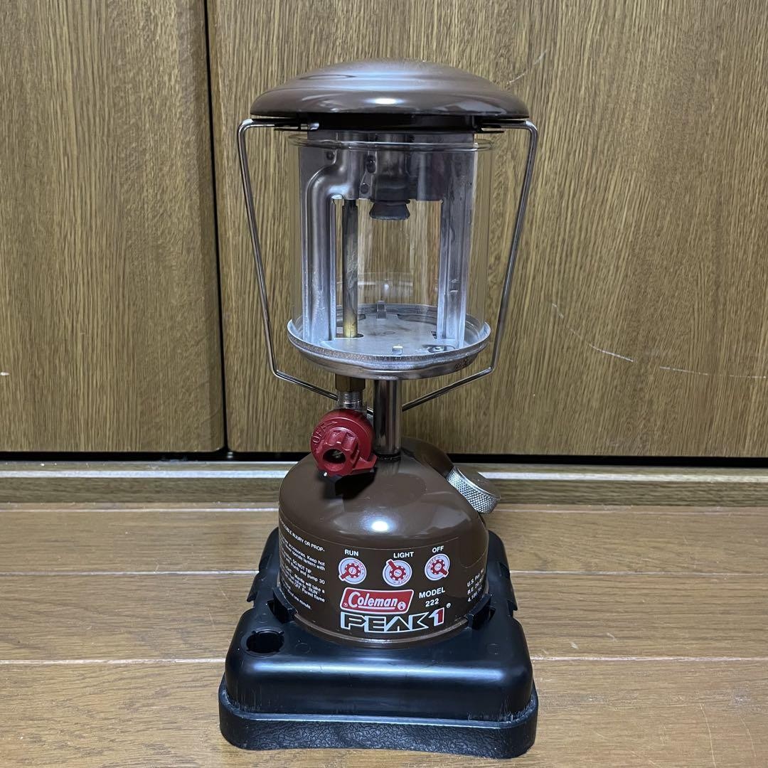 Coleman PEAK 1 / 222　 CANADA製　＊7254777 Coleman Peak1 222 Brown Canadian Made Gazoline Lantern | eBay