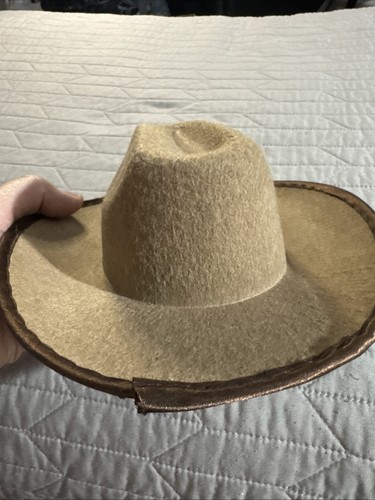 Dog Hat Cowboy Sheriff Star Hat Pet Costume Adjustable Size Small To Medium - Picture 3 of 5