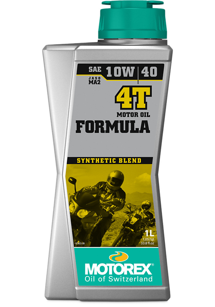 Motorex Formula 4T 10W40 Semi Synthetic JASO MA2 Motorcycle Engine Oil 1L 308273
