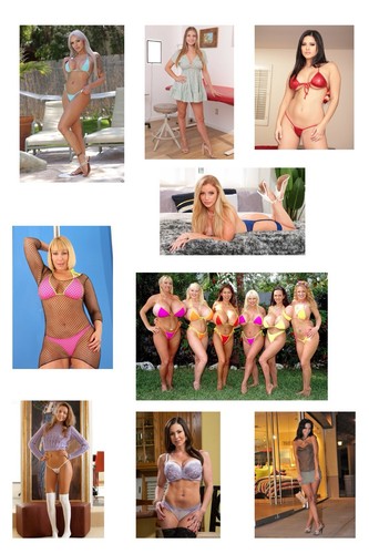 4x6 Glossy Photographs Female Pinup Model Variety 200pc Photo Set #1 - 第 1/1 張圖片