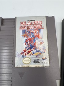 Lot of 3 Nintendo NES Game Cartridges Tested - Platoon,Blade Of Steel, Wrestling