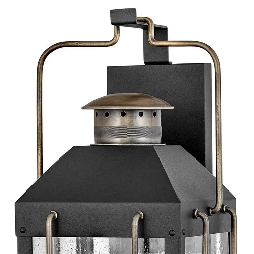 Hinkley Fitzgerald 24"H Textured Black Outdoor Wall Light - Picture 3 of 9