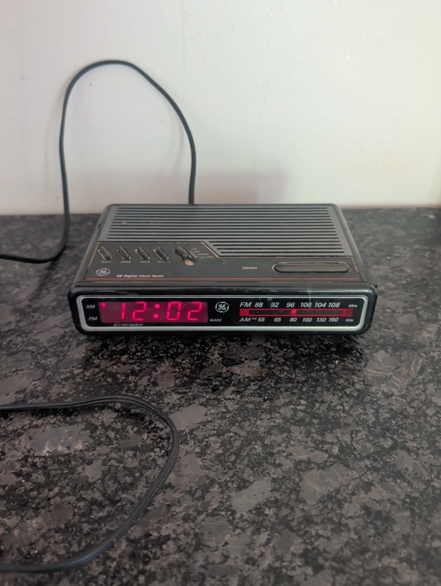 GE Vintage/Retro Alarm Clocks & Clock Radios for sale | eBay