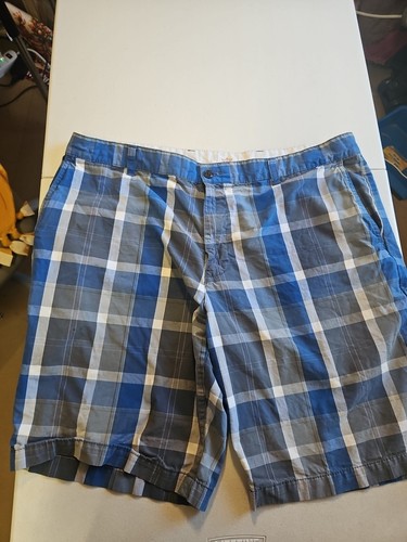 Dockers pantaloncino uomo 40 blu grigio check estivo - Foto 1 di 12