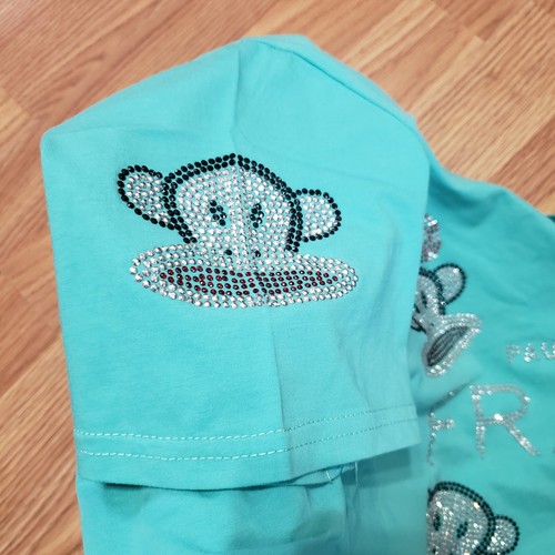 PAULK FRANK RHINESTONE EMBELLISHED MONKEY MONKEYS - SHORT SLEEVE T-SHIRT - Picture 13 of 17