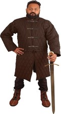 Thick Padded Gambeson Quilted JacketCotton Aketon for Renaissance Cosplay Costum