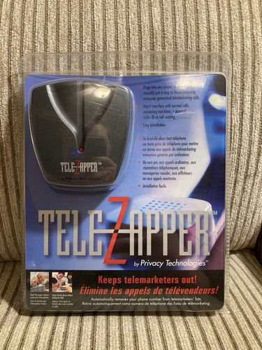 TeleZapper Telephone Telemarketers Blocker Privacy Technologies Tele Zapper