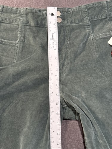 Lucky Brand Stevie High-Rise Flare in MUTED TEAL Corduroy Pants 14/32 NWT - Picture 11 of 11