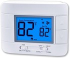 Thermostat Non Programmable Heat Pump for House Blue Backlight 