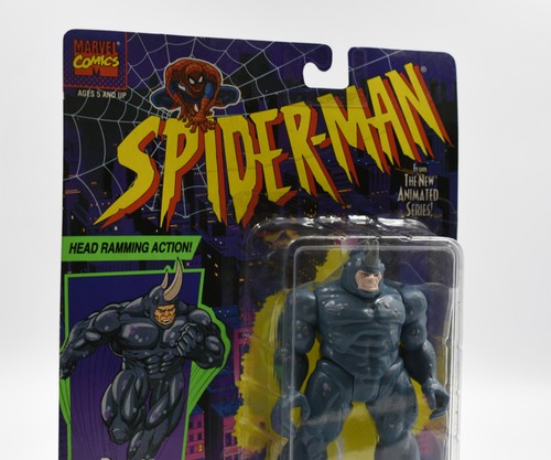 ToyBiz Spider-Man The New Animated Series - Rhino Head Ramming Action Figure - Picture 3 of 4