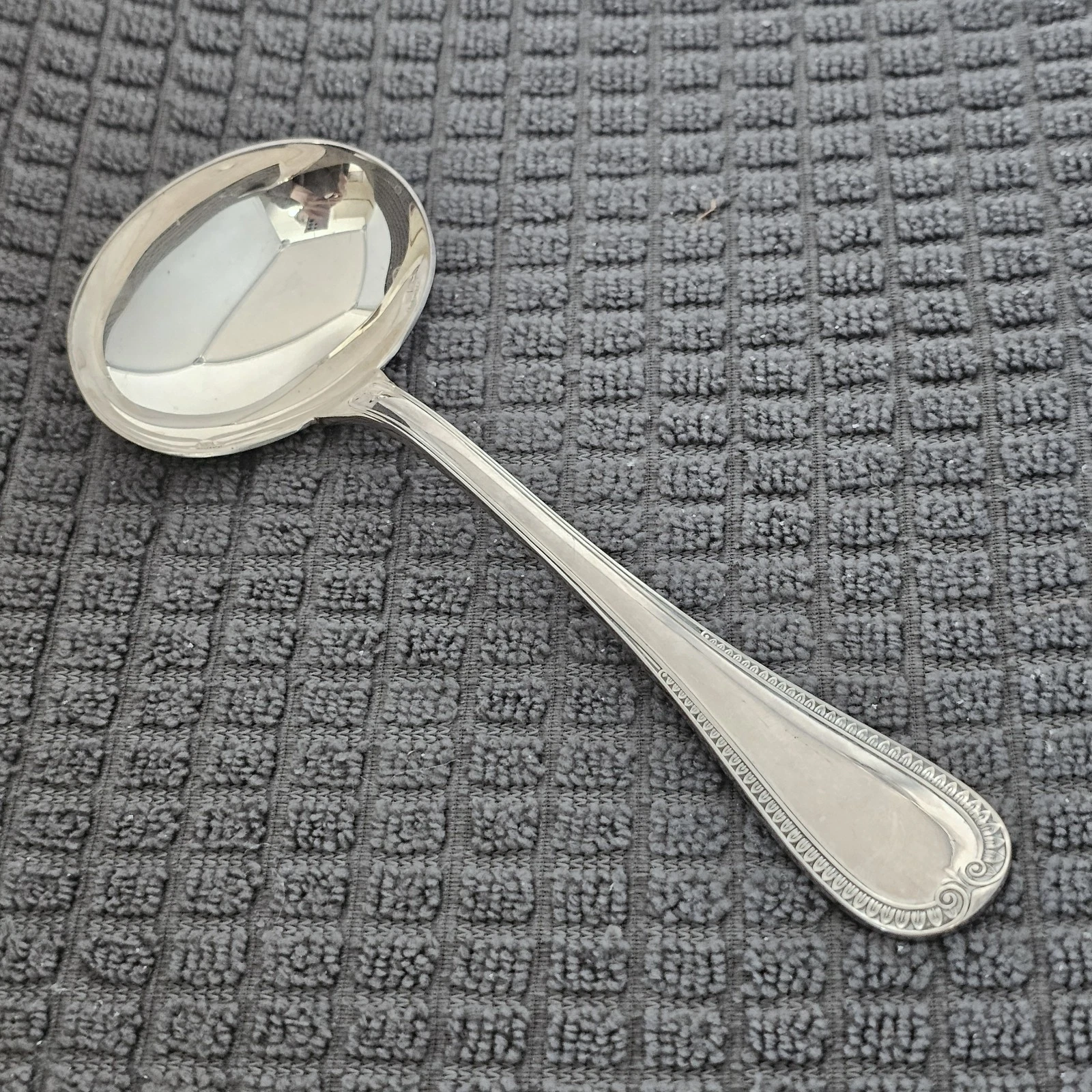 Christofle MALMAISON Solid Gravy LADLE FRANCE SILVERPLATE 1967 7"
