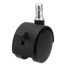 2 Inch Gaming Chair Wheels Replacement Quite Swivel Caster with Brake Black