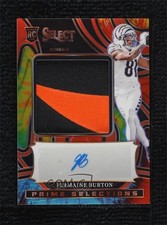 2024 Panini Select Tie-Dye Prizm /25 Jermaine Burton #PSPS-JBN Rookie RC
