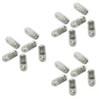 18 stücke warme licht mini größe tragbare usb power night licht zweiseitig
