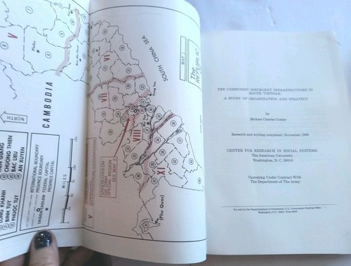 Michael Conley KOMMUNISTISCHE AUFSTÄNDISCHE INFRASTRUKTUR IN SÜDVIETNAM 1967 USGPO - Bild 4 von 9