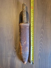 Antique Pre-Civil War Stag Handle Bowie Knife by Krane Brand Cutlery,