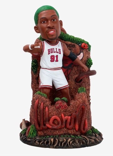 Dennis Rodman Chicago Bulls Nickname The Worm Bobblehead FOCO NIB /150 SOLD OUT 