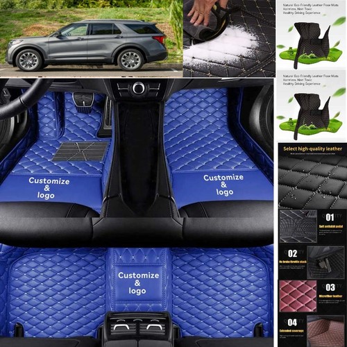 For Ford Explorer Car Floor Mats Luxury Waterproof Pads Liner Auto Rug - Imagen 14 de 42