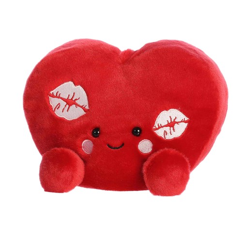 Aurora - Palm Pals tamaño fiesta - 8" Kimi besos corazón peluche - Imagen 5 de 5