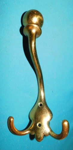 OLD COAT AND HAT RACK. BRONZE PATERE H 16 cm . VCR ITALY