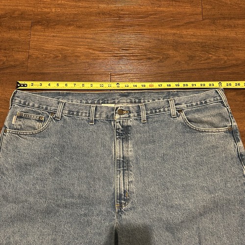 Carhartt B17 STW Relaxed Fit Jeans Medium Wash Denim Men’s 50x30 Big Tall - Picture 5 of 12