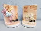 Vintage The Pink Panther Uac Geoffrey Japan Ceramic Bookends 6" Rare