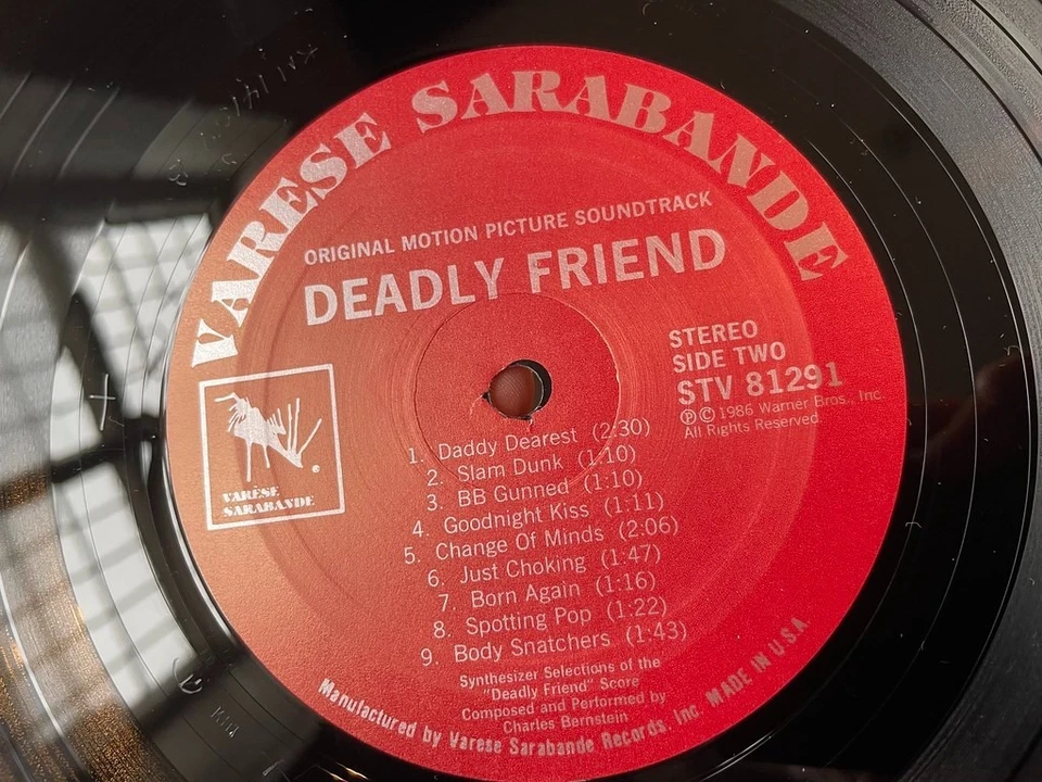 H.P. Lovecraft's FROM BEYOND (Richard Band) US Enigma 1st Press Soundtrack LP - Image 4 of 4