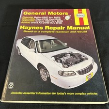 Haynes Repair Manual 38026 General Motors Chevrolet Oldsmobile Malibu Grand Am