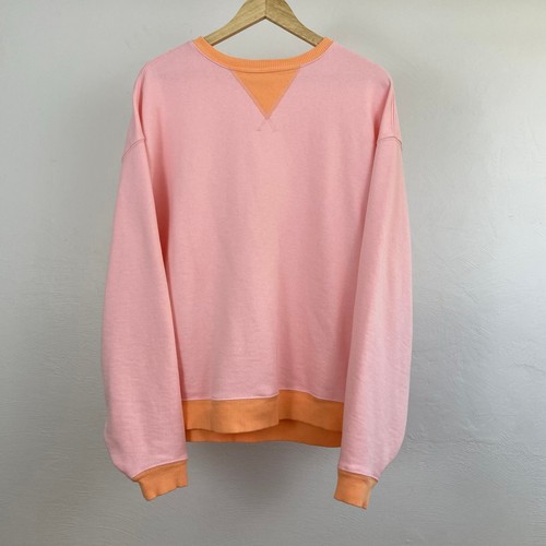 We The Free - Free People Classic Crew Colorblock Sweatshirt - Pale Rosette - XS