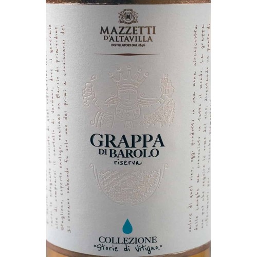 Grappa di Barolo Riserva Magnum - Mazzetti d'Altavilla - 1,5 Lit. - 43% - Bild 2 von 4