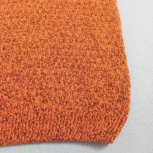 Topman Men's Jumper Size Medium Orange Black Marl knitted long sleeve - Picture 14 of 14