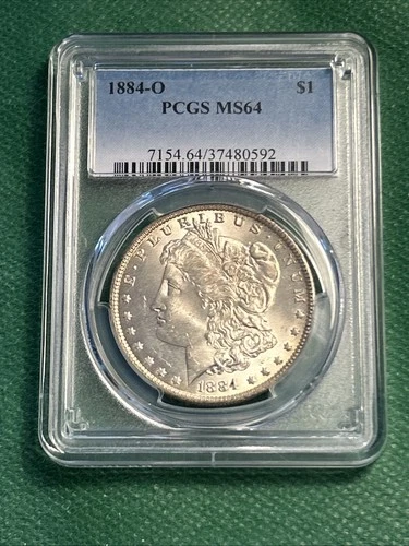 1884-O MORGAN Silver Dollar **PCGS MS64** FREE SHIPPING!
