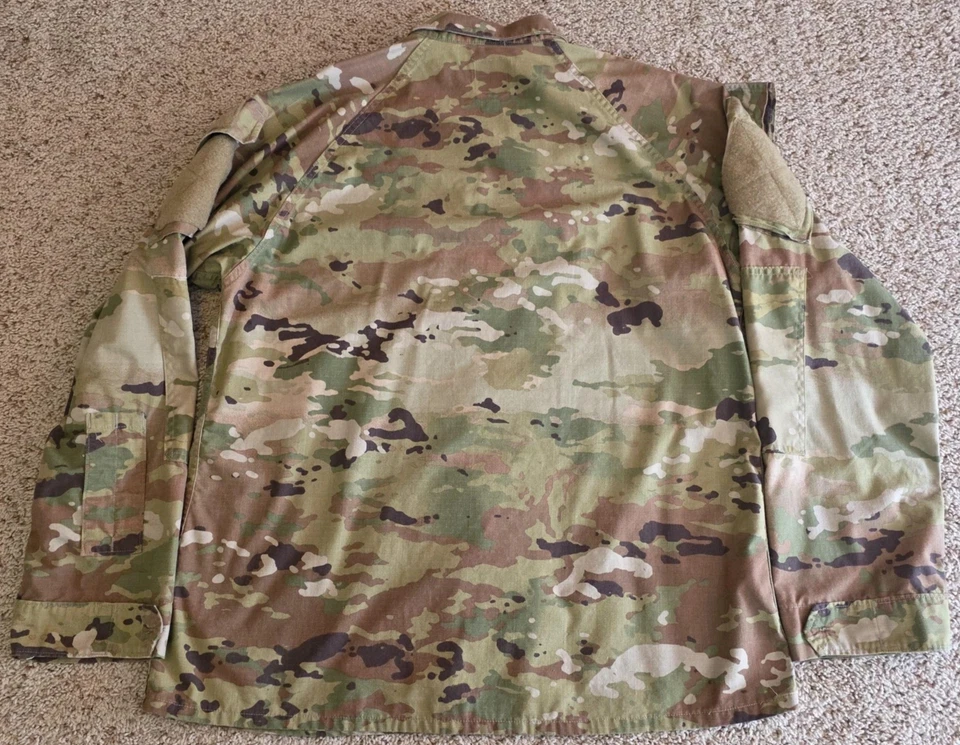 Army OCP Coat Improved Hot Weather Combat Uniform Mens Large Regular Camo Jacket - Image 2 of 4