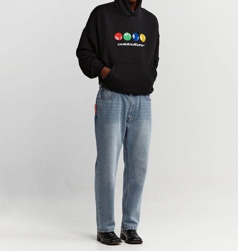 ColdCulture Hoodie Medium Black Pool Colors Billiards Cotton Pullover Logo NWT - Picture 12 of 14