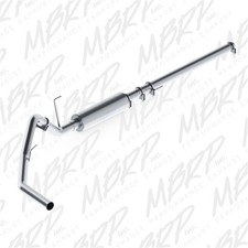 MBRP 3in Cat Back Single Side AL P Series for Ford F150 EC/CC-SB