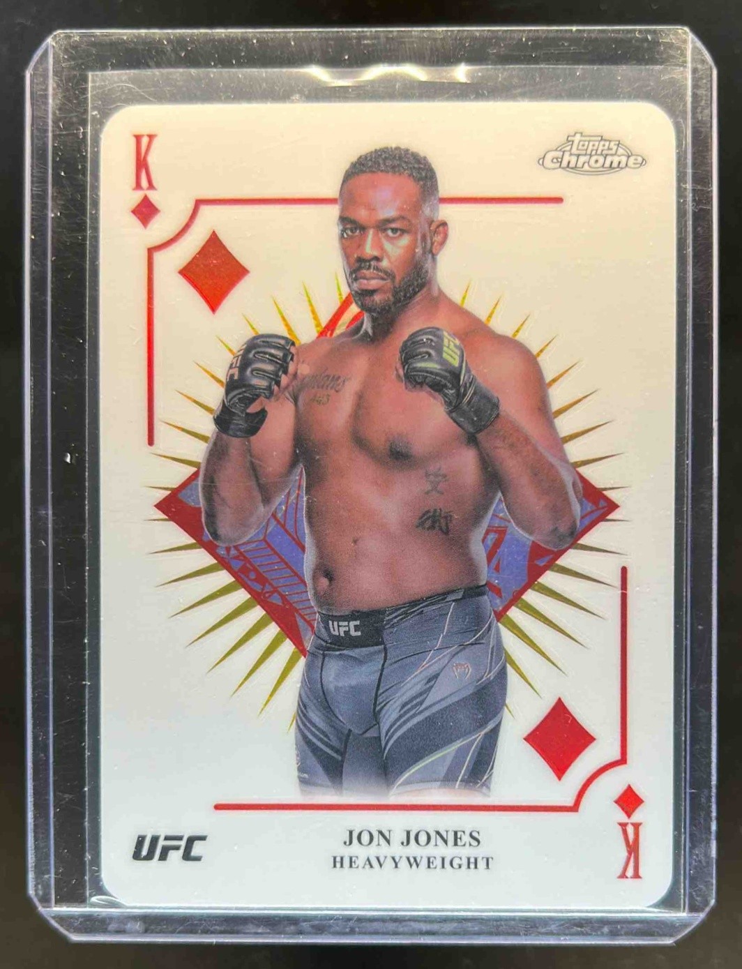 2024 Topps Chrome UFC Jon Jones Kings & Queens #KAQ-8