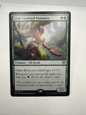 Leaf-Crowned Visionary Dominaria United Regular