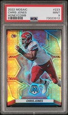 2022 PANINI MOSAIC #223 CHRIS JONES HONEYCOMB PSA 9 POP 1