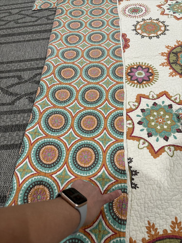 5 Stk. Cynthia Rowley Boho Medaillon Chic Wende Quilt Set Queen/Full 82”X88” - Bild 19 von 23
