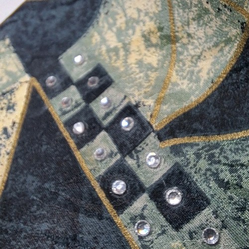 Bachrach Krawatte 100% Seide Herren Made In Italy Nieten Strass - Bild 2 von 9