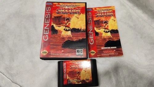 Samurai Shodown (Sega Genesis, 1994) CIB - Authentic - Tested and Works!