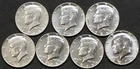 1964 thru 1970 = 7 SILVER  KENNEDY SILVER HALF DOLLARS