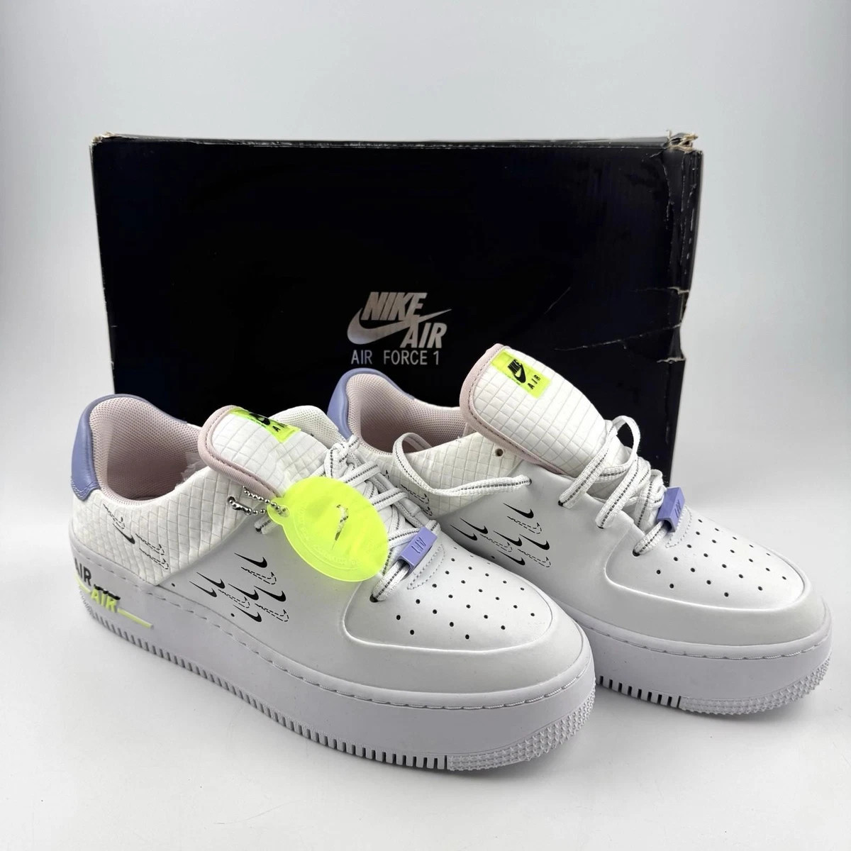 Nike Air Force Sage 1 Low Black W for sale | eBay