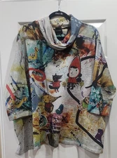 Inoah Large Cowl Neck Shirt