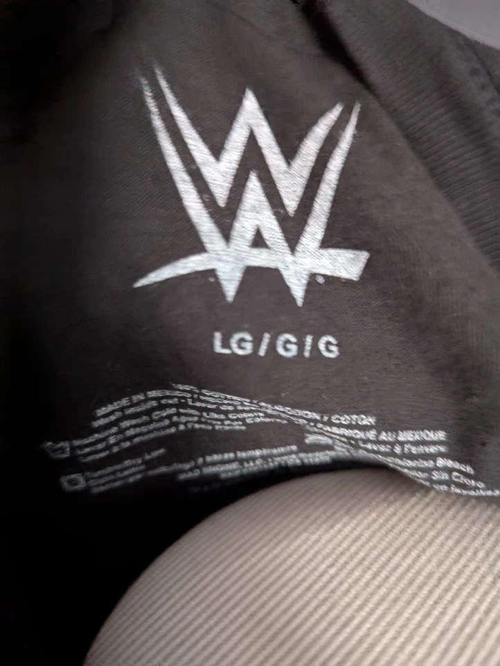 Camisa WWE Wrestlemania VI Warrior Savage Piper Hart Jake Hombres Talla Grande Negra SS Foto 4 de 4